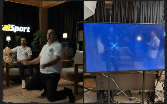 მორატას გოლი, ნოდარ სიმსივეს რეაქცია და გატეხილი ტელევიზორი